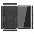 Coque Hybride Samsung Galaxy Tab A7 Lite Antidérapante avec Béquille - Noire