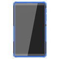 Coque Hybride Samsung Galaxy Tab A7 Lite Antidérapante avec Béquille - Bleue / Noire