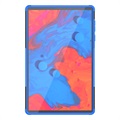 Coque Hybride Lenovo Tab K10 Antidérapante avec Support - Noire / Bleue