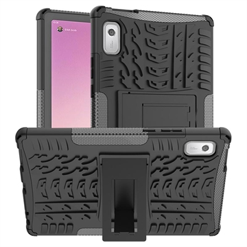 Coque Hybride Lenovo Tab M9 Antidérapante avec Béquille - Noire