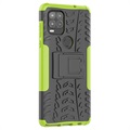 Coque Hybride Xiaomi Redmi 9C, Redmi 9C NFC Antidérapante avec Béquille - Vert / Noir