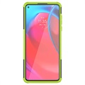 Coque Hybride Xiaomi Redmi 9C, Redmi 9C NFC Antidérapante avec Béquille - Vert / Noir