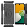 Coque Hybride Samsung Galaxy A13 Antidérapante avec Béquille - Noire