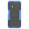 Coque Hybride Samsung Galaxy A13 Antidérapante avec Béquille - Bleue / Noire