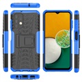 Coque Hybride Samsung Galaxy A13 Antidérapante avec Béquille - Bleue / Noire