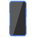 Coque Hybride Xiaomi Redmi 9C, Redmi 9C NFC Antidérapante avec Béquille - Bleu / Noir