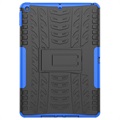 Coque Hybride iPad 10.2 2019/2020/2021 Antidérapante avec Béquille - Bleu / Noir