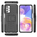 Coque Hybride Samsung Galaxy A23 Antidérapante avec Béquille - Noire