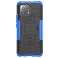 Coque Hybride Xiaomi Mi 11 Pro Antidérapante avec Béquille - Bleu / Noire