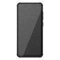 Coque Hybride Samsung Galaxy A21s Antidérapante avec Béquille - Noir