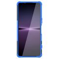 Coque Hybride Sony Xperia 1 IV Antidérapante - Bleue / Noire