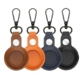 Ensemble d'étuis Apple AirTag 4smarts Premium - 4 Pcs. - Marron / Orange / Bleu / Noir
