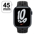 Apple Watch Nike 7 LTE MKL53FD/A - Aluminum, Bracelet Sport Anthracite/Noir, 45mm - Minuit