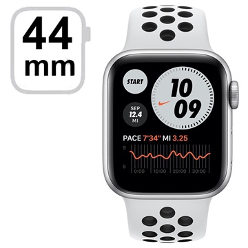 apple watch nike series 6 gps 44mm silver