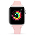 Bracelet Apple Watch Series 7/SE/6/5/4/3/2/1 en Cuir Premium - 41mm/40mm/38mm - Rose