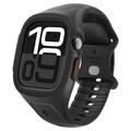 Étui Spigen Liquid Air Pro pour Apple Watch Series 10 avec bracelet - 46mm - noir mat