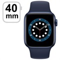 Apple Watch Series 6 LTE M06Q3FD/A - Aluminum, 40mm - Bleu