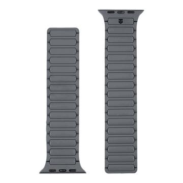 Apple Watch Series 10/9/8/SE (2022)/7/SE/6/5/4/3/2/1 Bracelet Tactical MagBand - 42mm/41mm/40mm/38mm - Gris