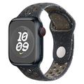 Apple Watch Series Ultra 2/Ultra/10/9/8/SE (2022)/7/SE/6/5/4/3/2/1 Lippa Flour Silicone Strap - 49mm/46mm/45mm/44mm/42mm - Noir
