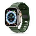 Apple Watch Series Ultra 2/Ultra/10/9/8/SE (2022)/7/SE/6/5/4/3/2/1 Tech-Protect IconBand Line Silicone Strap - 49mm/49mm/46mm/45mm/44mm/42mm45mm/44mm/42mm - Vert Armée