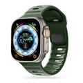 Apple Watch Series Ultra 2/Ultra/9/8/SE (2022)/7/SE/6/5/4/3/2/1 Tech-Protect IconBand Line Silicone Strap - 49mm/45mm/44mm/42mm - Vert Armée