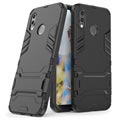 Coque Hybride Armor avec Béquille pour Huawei P20 Lite - Noire