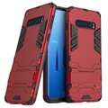 Coque Hybride Samsung Galaxy S10 avec Béquille - Série Armor - Rouge