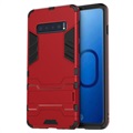 Coque Hybride Samsung Galaxy S10 avec Béquille - Série Armor - Rouge