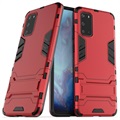Coque Hybride Samsung Galaxy S20+ avec Béquille - Série Armor - Rouge