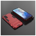 Coque Hybride Samsung Galaxy S20 avec Béquille - Série Armor - Rouge