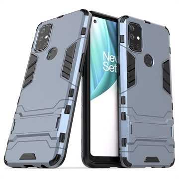 Coque Hybride OnePlus Nord N10 5G avec Béquille - Série Armor - Bleu