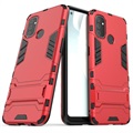 Coque Hybride avec Béquille Série Armor OnePlus Nord N100 - Rouge