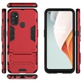 Coque Hybride avec Béquille Série Armor OnePlus Nord N100 - Rouge