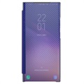 Étui à Rabat Samsung Galaxy S22+ 5G Armored Guards - Fibre de Carbone - Violet