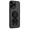 Coque iPhone 13 Pro Max en TPU Série Astronaut - Noire