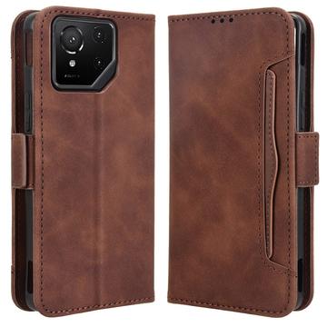 Étui portefeuille Asus ROG Phone 9 Porte-Cartes - Marron
