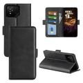 Etui portefeuille Asus ROG Phone 9 Pro avec fermeture magnétique - Texture Veau - Noir