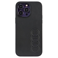 Coque Hybride iPhone 14 Pro Max Revêtu Audi TT D1 - Noire