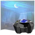 Veilleuse Aurora Star avec Haut-parleur Bluetooth AC6923 - Noire
