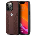 Coque iPhone 13 Pro Max BMW Curve Perforate Collection - Rouge
