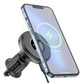 BOROFONE BH202 Chargeur magnétique sans fil pour iPhone 12/13/14/15 Series Chargement rapide Support de téléphone pour voiture avec prise d'air