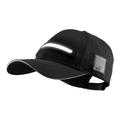 Casquette de baseball à LED rechargeables BQ-TD3 avec 3 modes d'éclairage - Noir