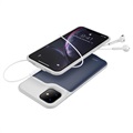 Coque Batterie iPhone 11 - 6000mAh - Bleu Foncé / Gris