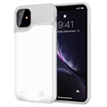 Coque Batterie iPhone 11 - 6000mAh - Blanc / Gris