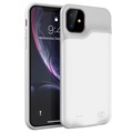 Coque Batterie iPhone 11 - 6000mAh - Blanc / Gris