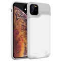 Coque Batterie iPhone 11 Pro - 5200mAh - Blanche / Grise