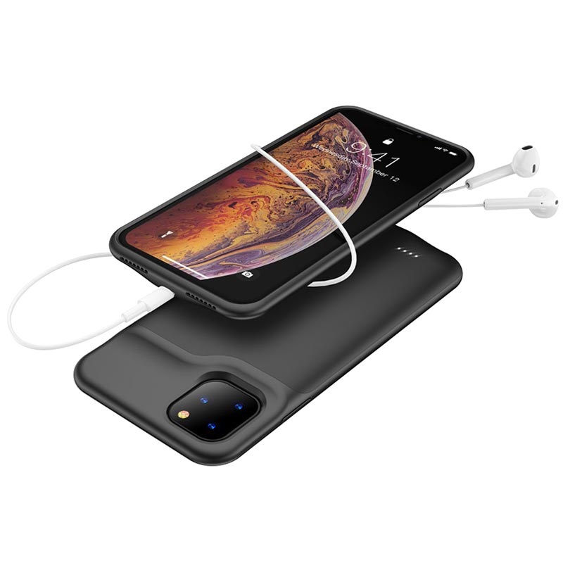 Coque Chargeur IPhone 11 Pro Max - Batterie Intégrée 4000 MAh - Léger Et Fin - Neuf