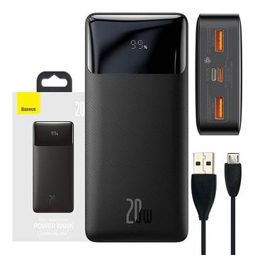 Baseus Bipow Digital Display 20W Power Bank 20000mAh - Noir