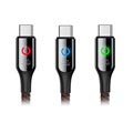 Câble Type-C Baseus C-shaped Light Intelligent Power-off - 1m