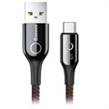 Câble Type-C Baseus C-shaped Light Intelligent Power-off - 1m
